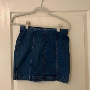 Free people Jean skirt size 4
